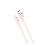 XO NB156 Lightning Kabel 2,4A - 1m (USB-A/Lightning) Pink