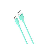 XO NB156 USB-C Kabel 2,4A - 1m (USB-A/USB-C) Grøn
