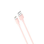 XO NB156 USB-C Kabel 2,4A - 1m (USB-A/USB-C) Pink