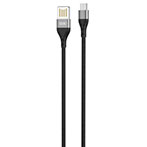 XO NB188 Micro USB til USB-A (vendbar) kabel 2,4A - 1m
