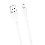 XO NB200 Micro USB Kabel 2,1A - 1m (USB-A/microUSB) Hvid