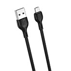 XO NB200 Micro USB Kabel 2,1A - 1m (USB-A/microUSB) Sort