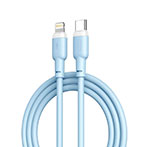 XO NB208A Lightning kabel 20W - 1m (USB-C/Lightning) Blå