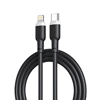 XO NB208A Lightning kabel 20W - 1m (USB-C/Lightning) Sort