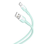 XO NB212 USB-C Kabel 2,1A - 1m (USB-A/USB-C) Grøn