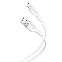 XO NB212 USB-C Kabel 2,1A - 1m (USB-A/USB-C) Hvid