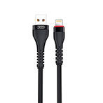 XO NB213 Lightning Kabel 2,4A - 1m (USB-A/Lightning) Sort