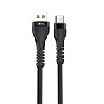 XO NB213 USB-C Kabel 2,4A - 1m (USB-A/USB-C) Sort