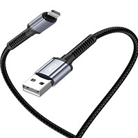 XO NB215 Lightning Kabel 1m (USB Lightning/USB-A) Sort