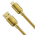 XO NB216 Lightning Kabel 1m (Lightning/USB-A) Guld