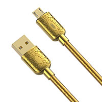 XO NB216 MicroUSB Kabel 1m (microUSB/USB-A) Guld