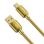 XO NB216 USB-C Kabel 1m (USB-C/USB-A) Guld