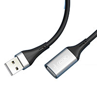 XO NB219 USB Forlnger kabel - 2m (USB-A Han/Hun)