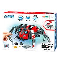 Xtrem Bots Spider Bot - Robotedderkop Konstruktionssæt (7år+)