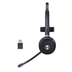 Yealink WH62 MS Dual Portable DECT Mono On-Ear Headset m/Mikrofon (USB-A)