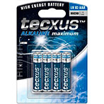 AAA batterier Alkaline - Tecxus 4 stk.