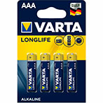 AAA batterier (Longlife) Varta - 4-Pack