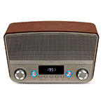Aiwa BSTU-750BK Vintage Bluetooth Hjttaler m/FM (LED) Brun