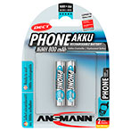 Ansmann Genopladelige AAA Batterier 800mAh (Phone) 2-Pack