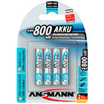Ansmann MaxE Genopladelige AAA Batterier (800mAh) 4-Pack