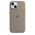 Apple MagSafe Cover t/iPhone 15 (Silikone) Lerbrun