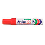 Artline 100 Permanent Marker (7,5-12,0mm) Rd