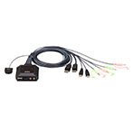 Aten CS22DP KVM/Audio/USB-Switch (2-Port)