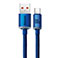 Baseus Crystal USB-C - USB-A Kabel 100W Bl - 2m