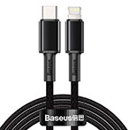 Baseus High Density USB-C - Lightning Kabel 20W - 2m (Sort)