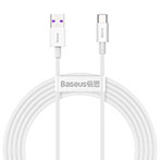Baseus Superior USB-C - USB-A 66W - 2m (Hvid)