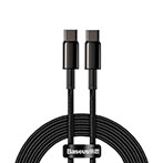 Baseus Tungsten USB-C - USB-C Kabel 100W - 2m (Sort)