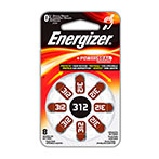 Batterier Hreapparat str. 312 (Brun) Energizer - 8-pack