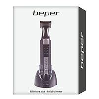 Beper 40361 Prcisionstrimmer m/Tilbehr Sort