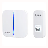 Byron Trdls Drklokke m/ sensor (Batteri) Hvid