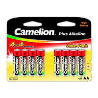 Camelion LR06 Plus AA Batterier (Alkaline) 8pk