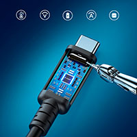 Choetech XCC-1028 USB-C Kabel 100W - 0,8m (USB-C/USB-C) Sort