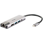 D-Link HUB-M520 USB-C Hub (USB 3.0/HDMI/USB-C/RJ45)