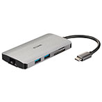 D-Link HUB-M810 USB-C Hub (USB 3.0/USB-C/HDMI/SD/MicroSD/RJ45)
