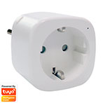 Denver Smart Home Plug m/energimler (1 udtag) Hvid