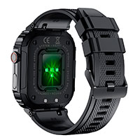 Denver SWC-191 Bluetooth Smartwatch (Puls/Blodtryk/Ilt/Opkaldsfunktion) Sort