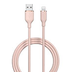 Devia Jelly 2,4A Lightning Kabel - 1,2m (USB-A/Lightning) Pink