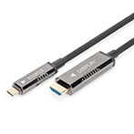 Digitus HDMI AOC Adapterkabel - 10m (USB-C Han/HDMI Han)