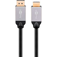 DisplayPort til HDMI kabel - 1m (4K) Sort - Goobay Plus