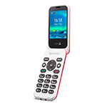 Doro 6821 mobiltelefon (4G) Rd/hvid