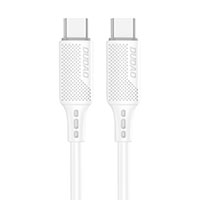 Dudao L5S USB-C kabel 100W - 1m (USB-C/USB-C) Hvid
