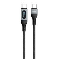 Dudao L7MaxC USB-C kabel 100W - 1m (USB-C/USB-C) Sort