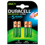 Duracell genopladelige AAA batterier (900mAh) 4-Pack