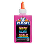 Elmers Glow-In-The-Dark Lim (147ml) Rosa