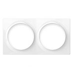 Fibaro Walli Double Cover Plate (FG-Wx-PP-0003) Hvid