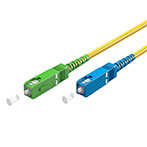 Fiberkabel 9/125 OS2 - 10m (SC-APC/SC-UPC) Simplex - Gul